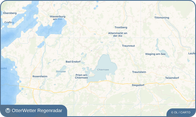 OtterWetter Regenradar-Widget Gollenshausen am Chiemsee