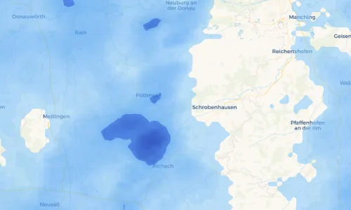 Regenradar Vorschaubild - Aktuelle Niederschläge in Gollingkreut und Umgebung