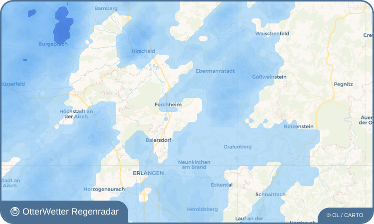 Widget-Vorschau für Gosberg Wetter-Widget-Vorschau mit Vorhersagedaten für Gosberg