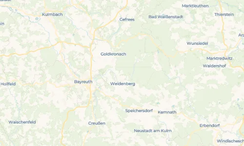 Regenradar Vorschaubild - Aktuelle Niederschläge in Gossenreuth und Umgebung