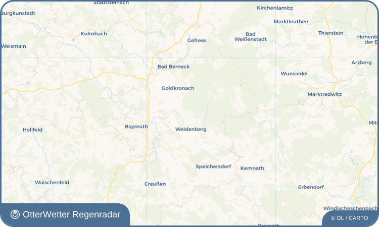 OtterWetter Regenradar-Widget Gossenreuth