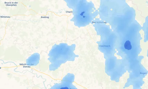 Regenradar Vorschaubild - Aktuelle Niederschläge in Gossersdorf und Umgebung