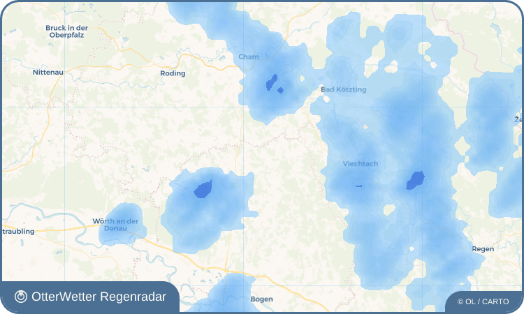 OtterWetter Regenradar-Widget Gossersdorf