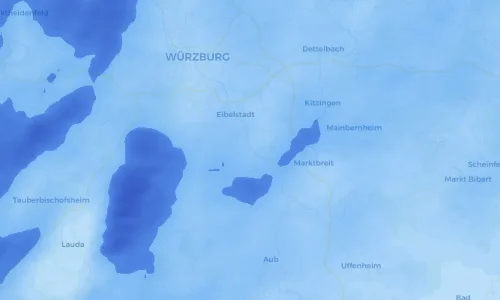Regenradar Vorschaubild - Aktuelle Niederschläge in Goßmannsdorf und Umgebung