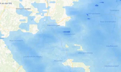 Regenradar Vorschaubild - Aktuelle Niederschläge in Goßmannshofen und Umgebung