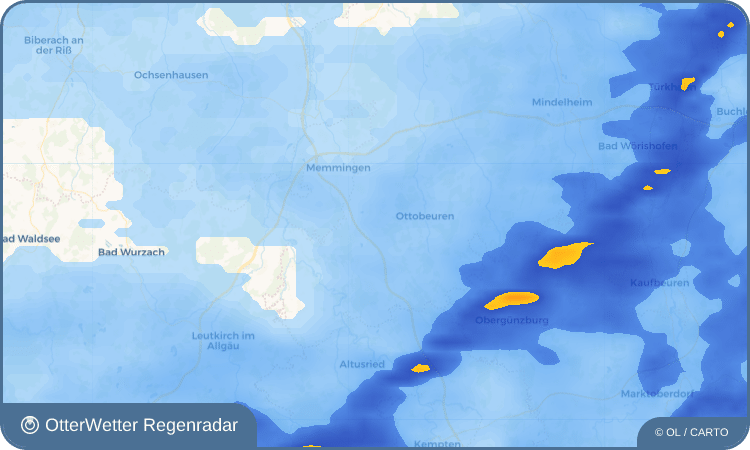 Wetter-Widget-Vorschau mit Vorhersagedaten für Goßmannshofen