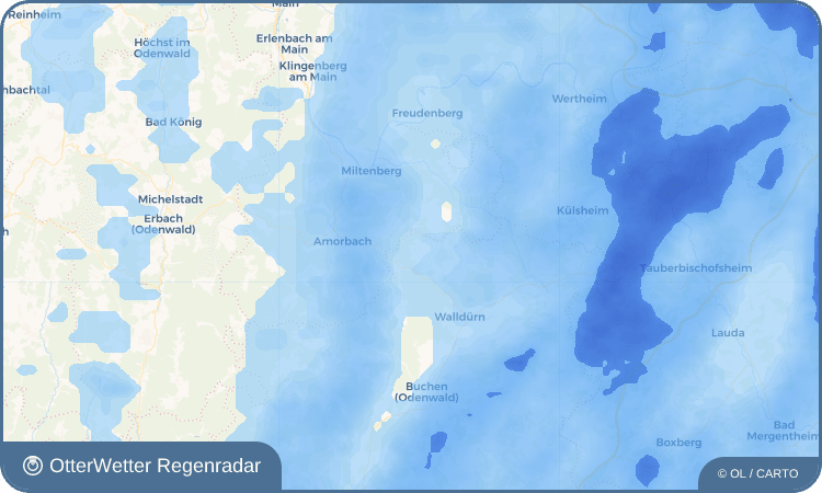 Wetter-Widget-Vorschau mit Vorhersagedaten für Gottersdorf