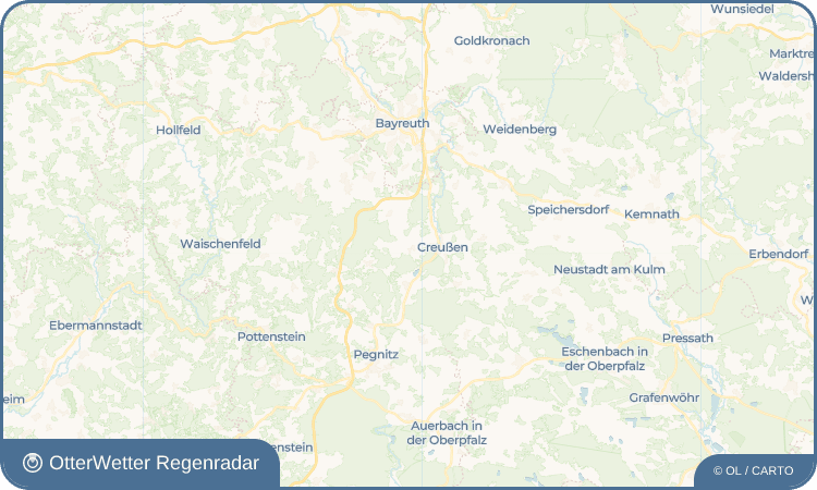 OtterWetter Regenradar-Widget Gottsfeld