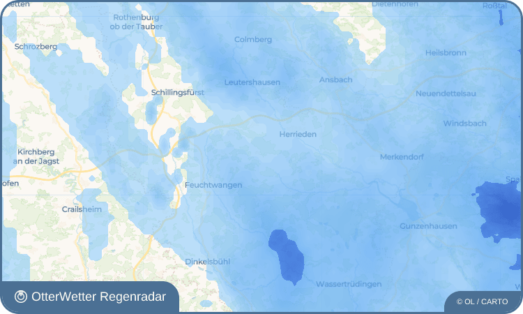 OtterWetter Regenradar-Widget Gräbenwinden