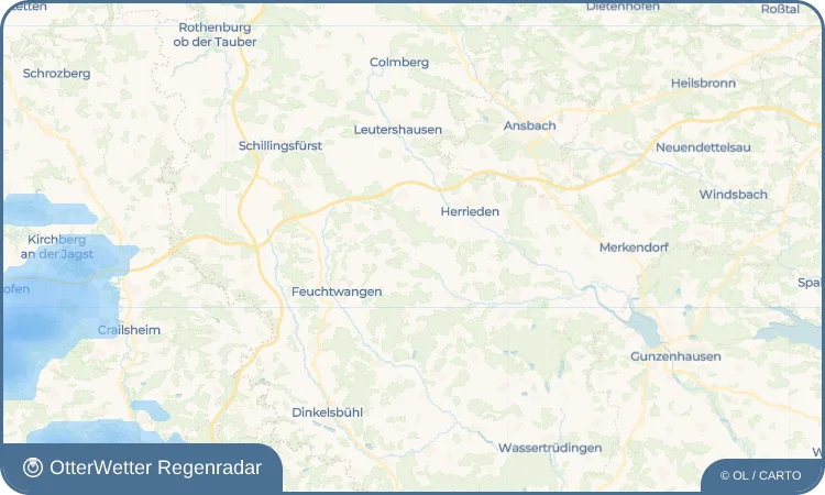 Wetter-Widget-Vorschau mit Vorhersagedaten für Gräbenwinden