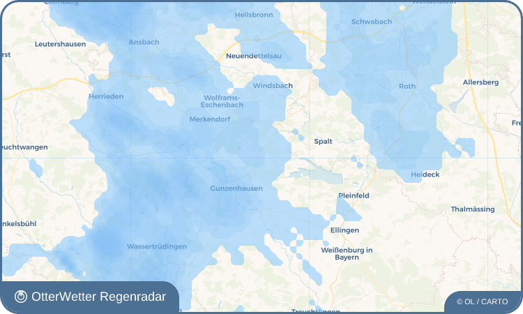OtterWetter Regenradar-Widget Gräfensteinberg