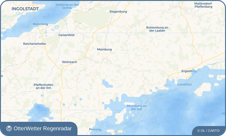 OtterWetter Regenradar-Widget Grafendorf