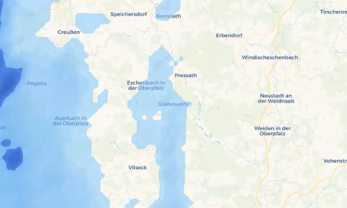 Regenradar Vorschaubild - Aktuelle Niederschläge in Grafenwöhr und Umgebung