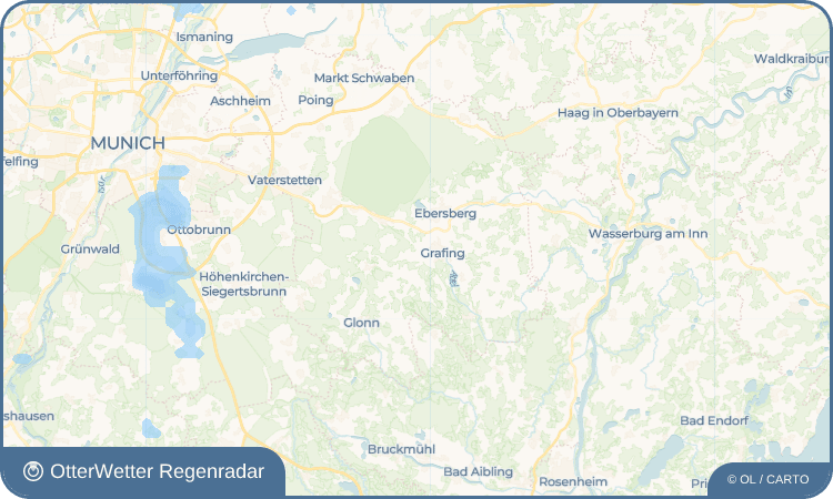 OtterWetter Regenradar-Widget Grafing-Bahnhof