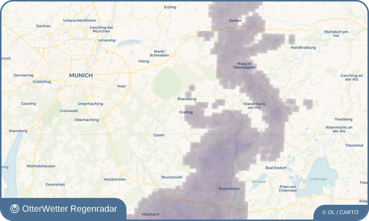 Widget-Vorschau für Grafing bei München Wetter-Widget-Vorschau mit Vorhersagedaten für Grafing bei München