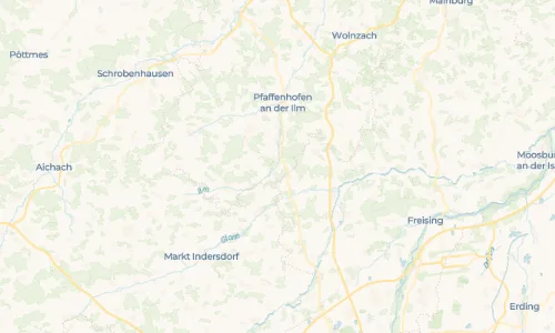 Regenradar Vorschaubild - Aktuelle Niederschläge in Grafing und Umgebung