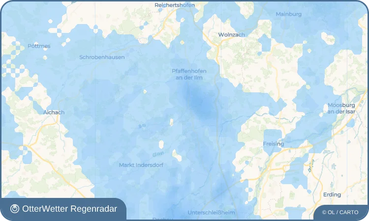 Wetter-Widget-Vorschau mit Vorhersagedaten für Grafing
