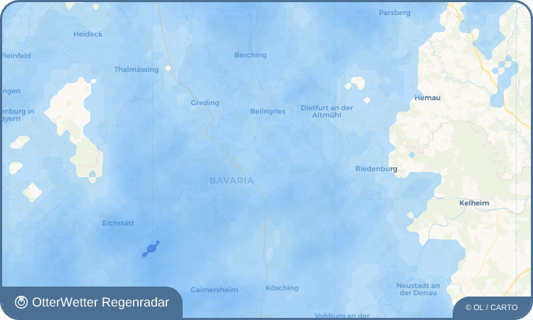 OtterWetter Regenradar-Widget Grampersdorf