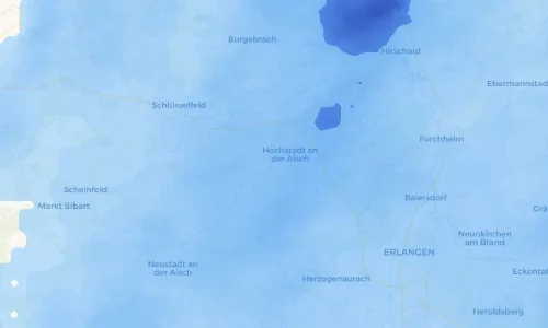 Regenradar Vorschaubild - Aktuelle Niederschläge in Greiendorf und Umgebung