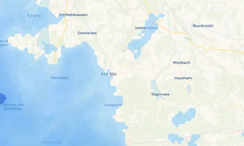 Regenradar Vorschaubild - Aktuelle Niederschläge in Greiling und Umgebung