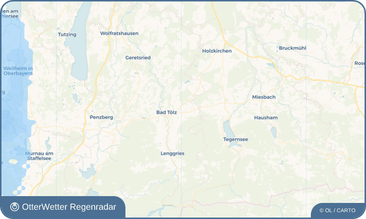 OtterWetter Regenradar-Widget Greiling