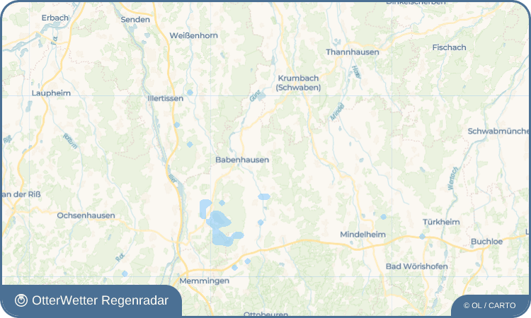 OtterWetter Regenradar-Widget Greimeltshofen