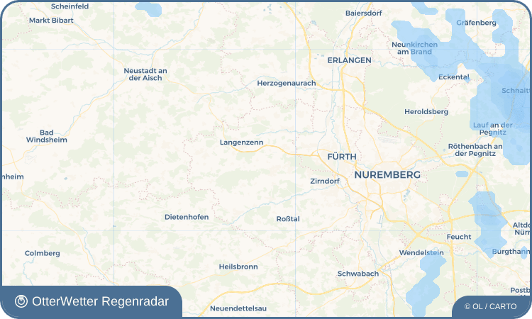 OtterWetter Regenradar-Widget Greimersdorf