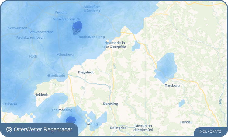 OtterWetter Regenradar-Widget Greißelbach