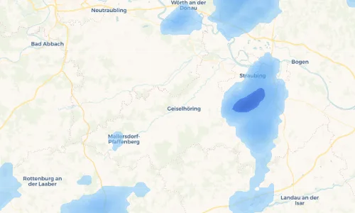 Regenradar Vorschaubild - Aktuelle Niederschläge in Greißing und Umgebung