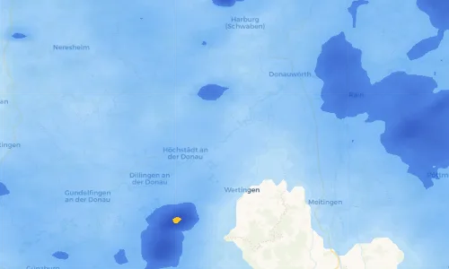Regenradar Vorschaubild - Aktuelle Niederschläge in Gremheim und Umgebung