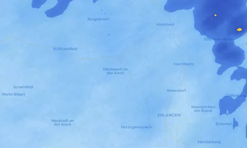 Regenradar Vorschaubild - Aktuelle Niederschläge in Gremsdorf und Umgebung