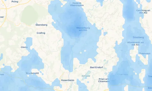 Regenradar-Vorschau: aktuelle Niederschläge in Griesstätt und Umgebung