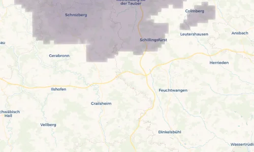 Regenradar Vorschaubild - Aktuelle Niederschläge in Grimmschwinden und Umgebung