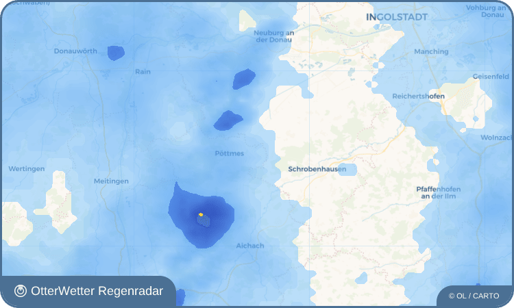 OtterWetter Regenradar-Widget Grimolzhausen