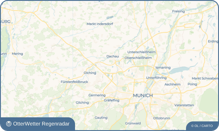 OtterWetter Regenradar-Widget Gröbenried