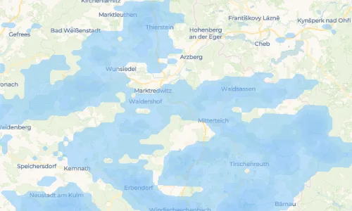 Regenradar Vorschaubild - Aktuelle Niederschläge in Groschlattengrün und Umgebung