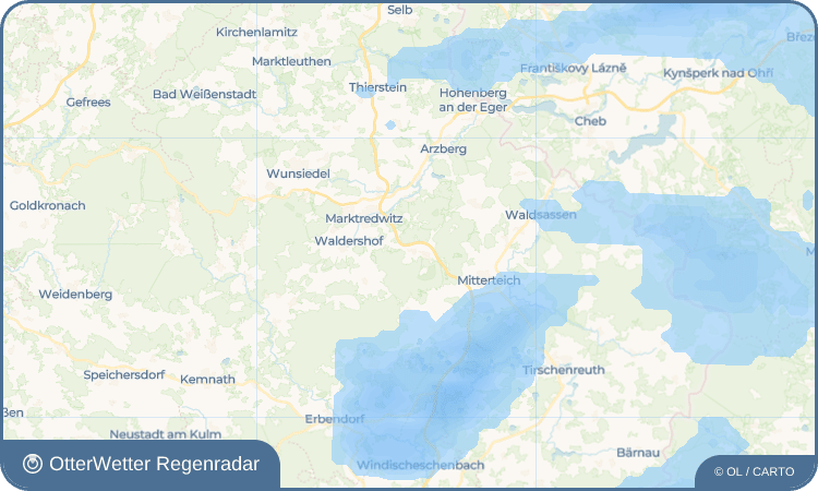 OtterWetter Regenradar-Widget Groschlattengrün