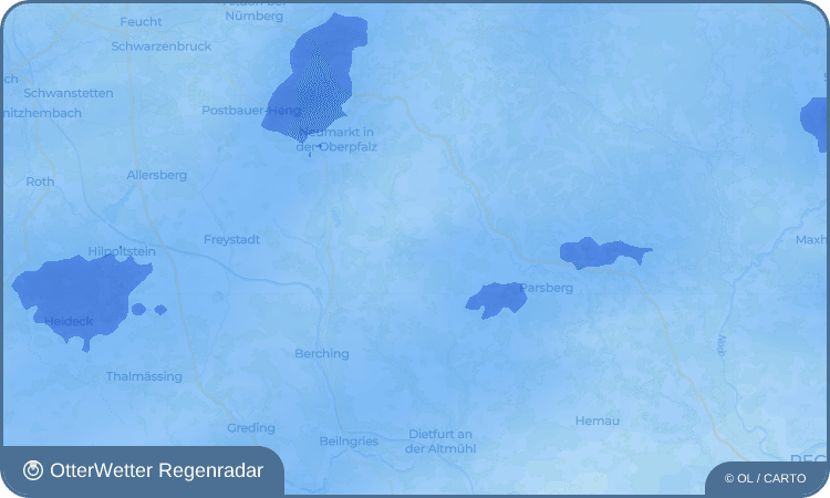 OtterWetter Regenradar-Widget Großalfalterbach
