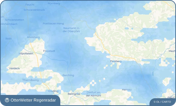 Widget-Vorschau für Großalfalterbach Wetter-Widget-Vorschau mit Vorhersagedaten für Großalfalterbach