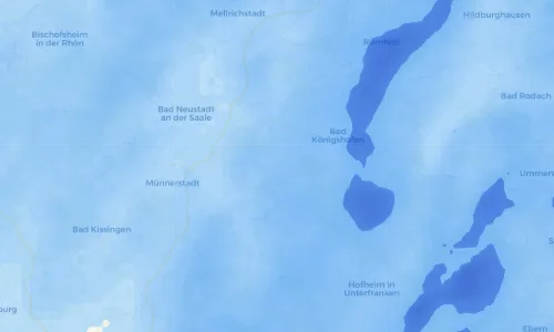 Regenradar Vorschaubild - Aktuelle Niederschläge in Großbardorf und Umgebung