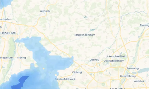 Regenradar Vorschaubild - Aktuelle Niederschläge in Großberghofen und Umgebung