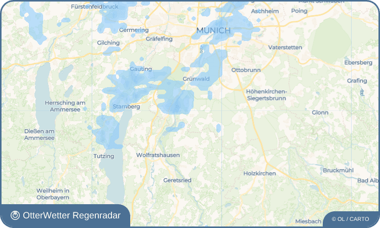 OtterWetter Regenradar-Widget Großdingharting