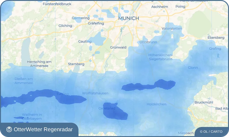 Wetter-Widget-Vorschau mit Vorhersagedaten für Großdingharting
