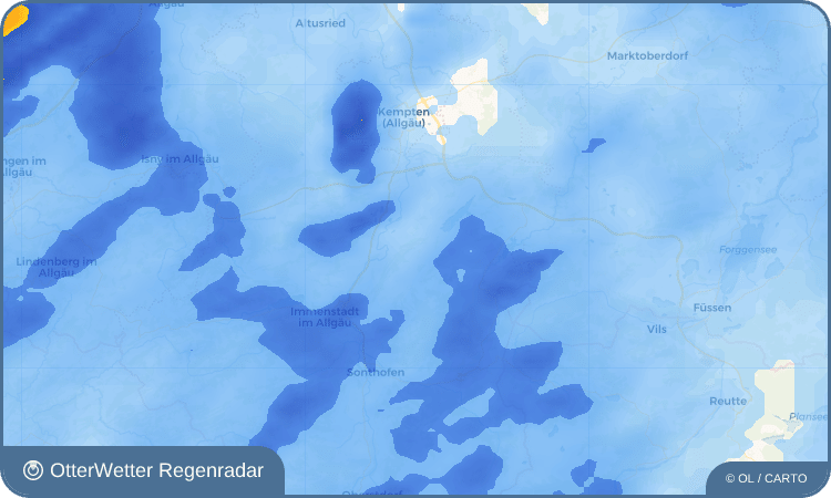 OtterWetter Regenradar-Widget Großdorf