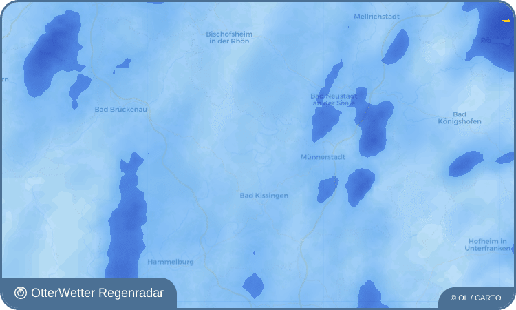 OtterWetter Regenradar-Widget Großenbrach