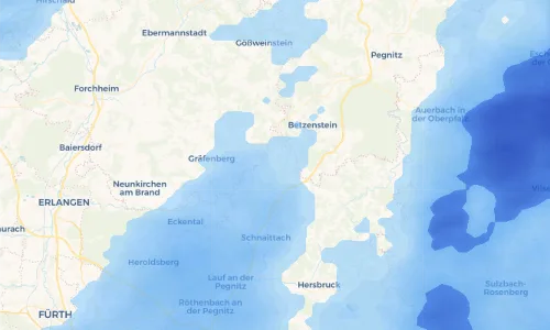 Regenradar Vorschaubild - Aktuelle Niederschläge in Großengsee und Umgebung