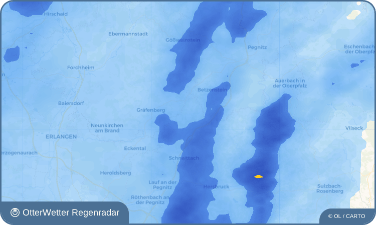 OtterWetter Regenradar-Widget Großengsee