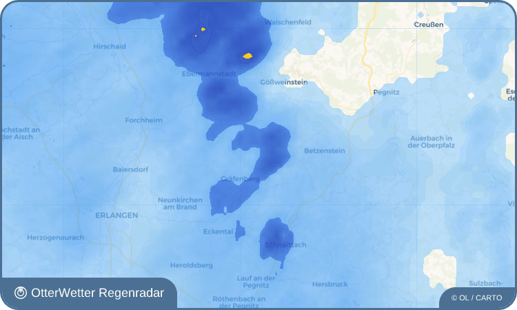 OtterWetter Regenradar-Widget Großenohe