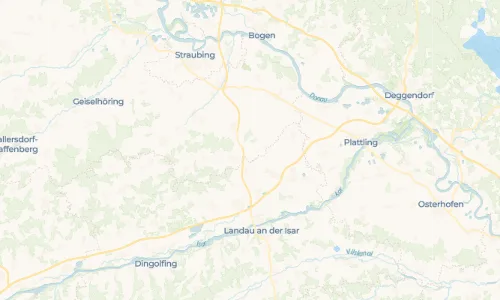 Regenradar Vorschaubild - Aktuelle Niederschläge in Großenpinning und Umgebung