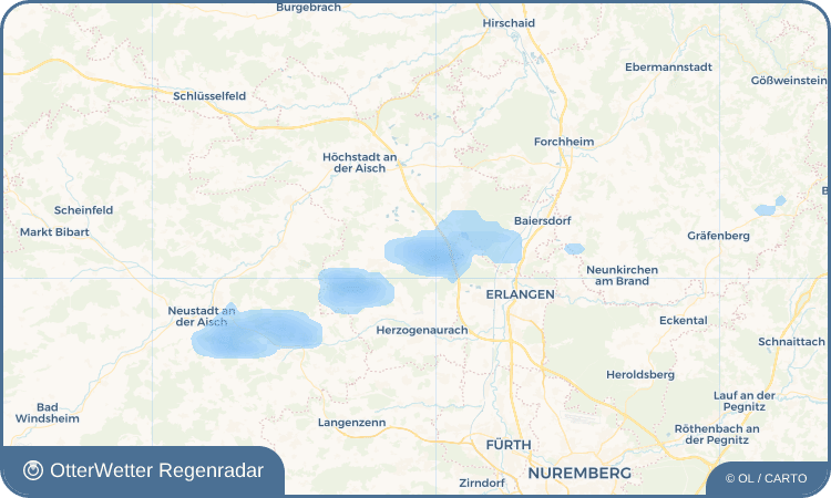 OtterWetter Regenradar-Widget Großenseebach